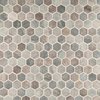 Msi Stonella Hexagon 11.02 In. X 12.76 In. X 6Mm Glass Mesh-Mounted Mosaic Tile, 15PK ZOR-MD-0274